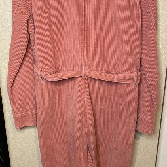 Rose Pink Topshop Corduroy Boiler Suit Jumpsuit - Picture 8 of 9